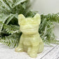 Afghan Jade Serpentine French Bull Dog Puppy Animal Crystal Carving 256g