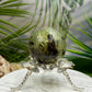 Prehnite with Epidote Sphere Healing Crystal Ball 245g 54mm