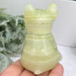 Afghan Jade Serpentine French Bull Dog Puppy Animal Crystal Carving 256g