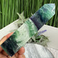 Snowflake Feather Fluorite Tower Healing Crystal Generator 312g 134mm