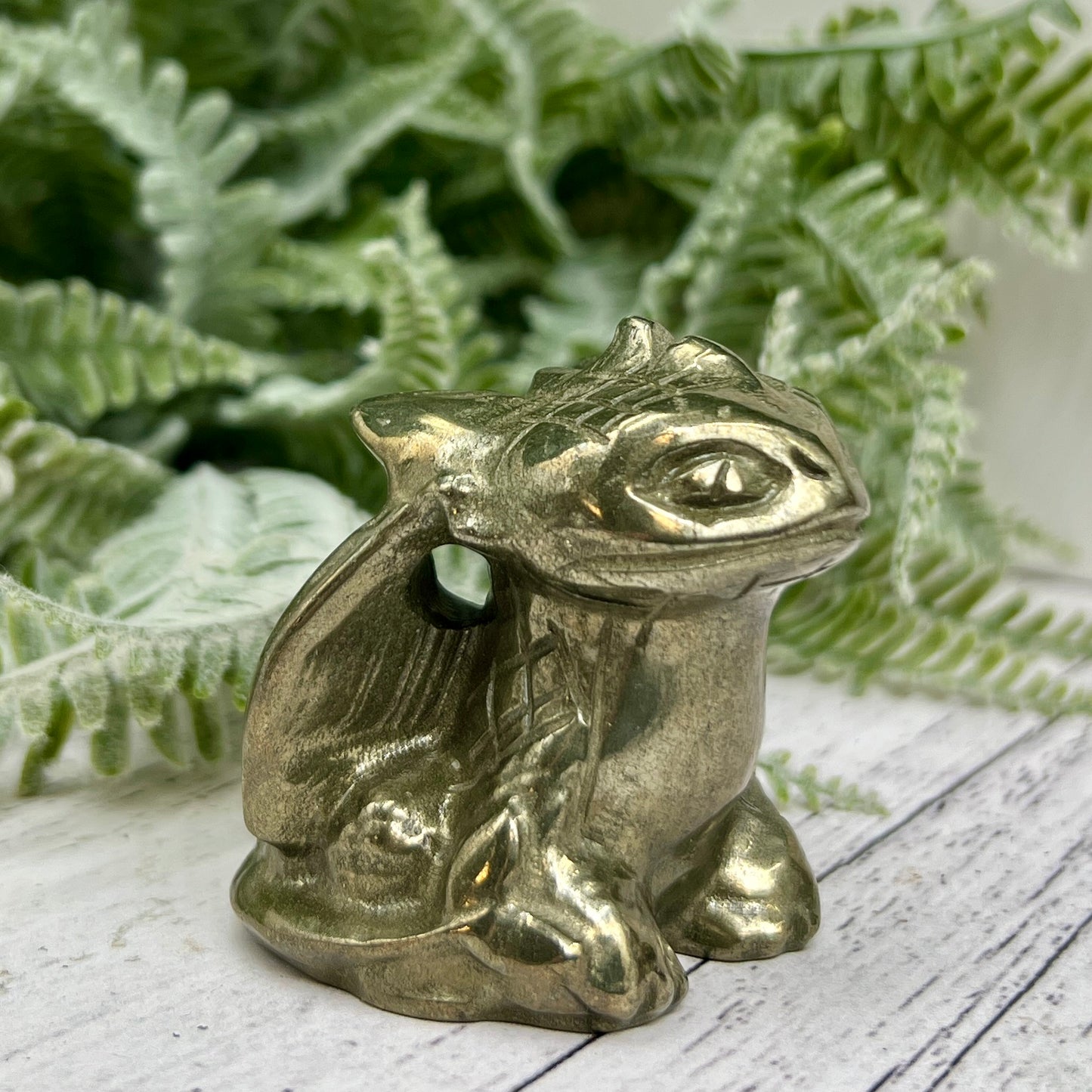 Pyrite Fools Gold Toothless Pokemon Crystal Carving 182g