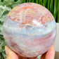 Ocean Sea Jasper Sphere Healing Crystal Ball 917g 89mm
