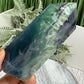 Snowflake Feather Fluorite Tower Healing Crystal Generator 249g 104mm