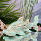 Blue Aragonite Hammerhead Shark Sea Ocean Creature Crystal Carving 456g