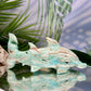 Blue Aragonite Hammerhead Shark Sea Ocean Creature Crystal Carving 456g