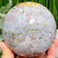 Ocean Sea Jasper Sphere Large Crystal Ball 1115g 94mm