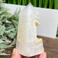 Agate Tower Point Druzy Healing Crystal Generator 223g 98mm