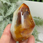 Carnelian Flame Stone of Endurance Motivation Healing Crystal Carving 176g