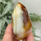 Carnelian Flame Stone of Endurance Motivation Healing Crystal Carving 176g