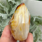 Carnelian Flame Stone of Endurance Motivation Healing Crystal Carving 176g