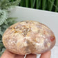 Flower Agate Heart Large Healing Crystal Carving 324g