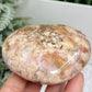 Flower Agate Heart Large Healing Crystal Carving 324g