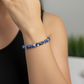 Blue Sodalite Bracelet Elastic Gemstone Jewellery Crystals 7mm Beads 16cm