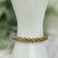 Unakite Bracelet Elastic Gemstone of Vision Jewellery Crystals 8mm Beads 16cm