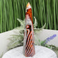 Sardonyx Red Onyx Quartz Tower Healing Crystal Generator 173g 146mm