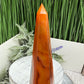 Sardonyx Red Onyx Quartz Tower Healing Crystal Generator 287g 165mm
