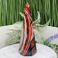 Sardonyx Red Onyx Quartz Tower Healing Crystal Generator 169g 124mm