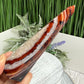 Sardonyx Red Onyx Quartz Tower Healing Crystal Generator 169g 124mm