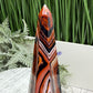 Sardonyx Red Onyx Quartz Tower Healing Crystal Generator 169g 124mm