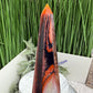 Sardonyx Red Onyx Quartz Tower Healing Crystal Generator 267g 161mm