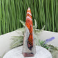 Sardonyx Red Onyx Quartz Tower Healing Crystal Generator 226g 148mm