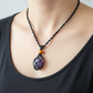 Crystal Macrame Tumbled Stone Necklaces Wearable Crystals
