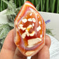 Carnelian with Orca Agate Flame Free Form Healing Crystal 102g