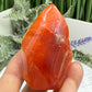 Carnelian with Orca Agate Flame Free Form Healing Crystal 102g