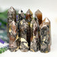 Mosaic Chalcedony Quartz Rare Points Towers Crystal Generators YOU CHOOSE