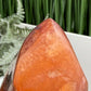Carnelian with Quartz Flame Free Form Healing Crystal 106g