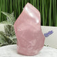 Rose Quartz Flame Free Form Healing Crystal 349g