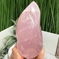 Rose Quartz Flame Free Form Healing Crystal 349g