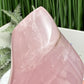 Rose Quartz Flame Free Form Healing Crystal 349g