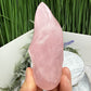 Rose Quartz Flame Free Form Healing Crystal 278g