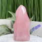 Rose Quartz Flame Free Form Healing Crystal 289g