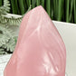 Rose Quartz Flame Free Form Healing Crystal 289g