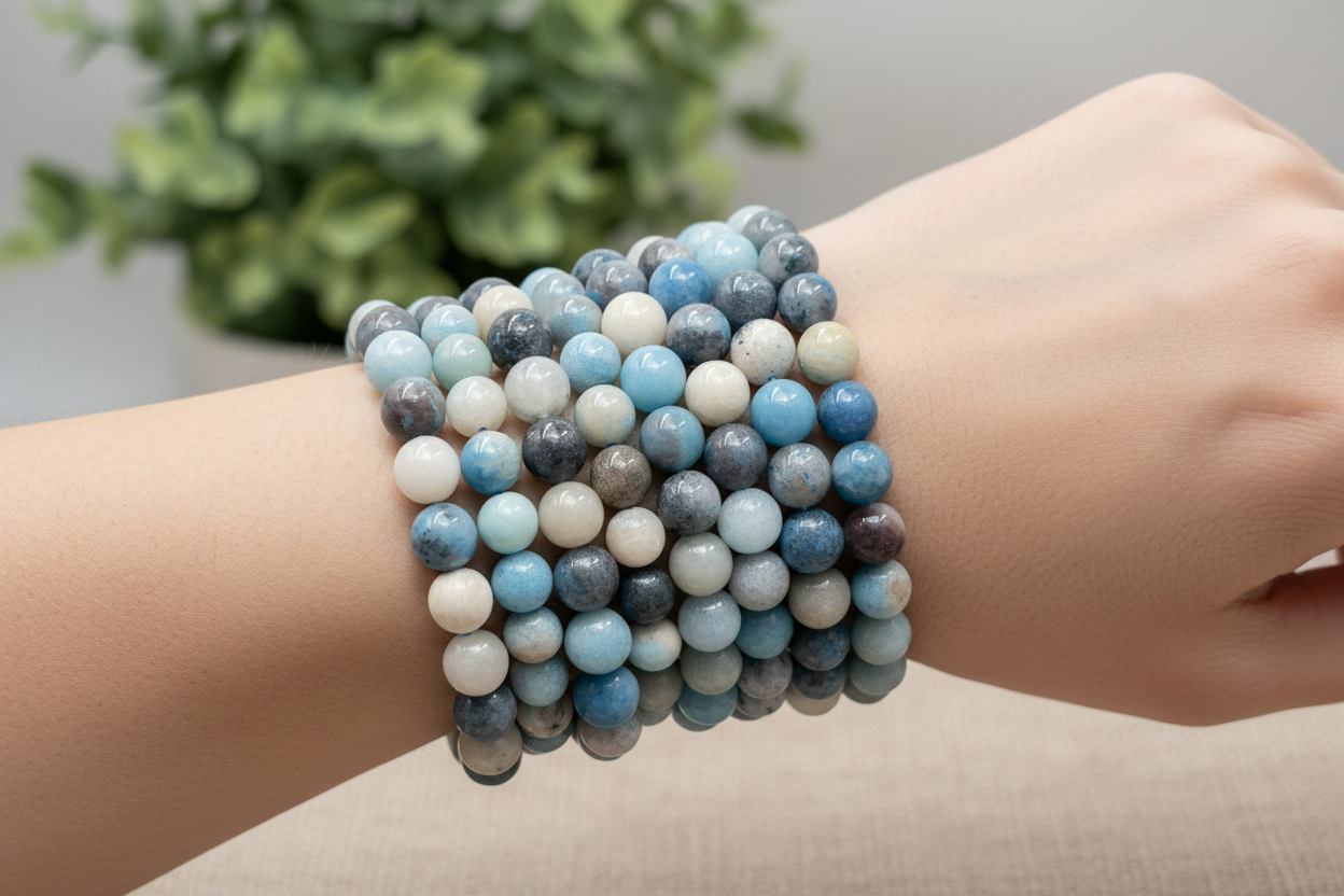 Trolleite Rare Crystals Bracelets Wearable Gemstones Elastic 16cm