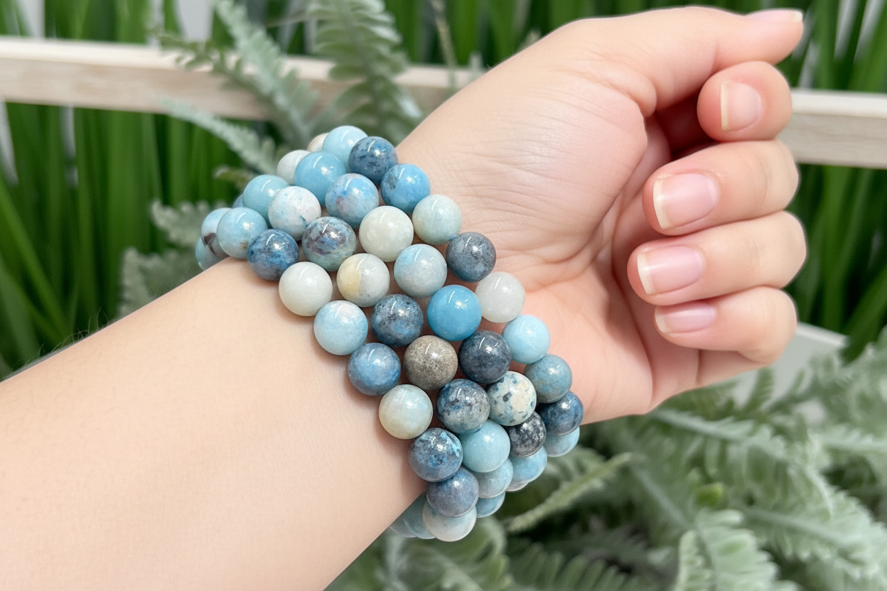 Trolleite Rare Crystals Bracelets Wearable Gemstones Elastic 16cm