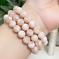 Flower Agate Crystals Bracelets Wearable Gemstones Elastic Various Bead Sizes
