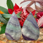 Fluorite Flames Free Form Crystals Carving YOU CHOOSE