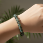 Moss Agate Crystals Bracelets Wearable Gemstones Elastic Various Beads Sizes