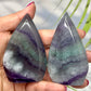 Fluorite Flames Free Form Crystals Carving YOU CHOOSE