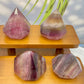 Fluorite Gemstone Diamond Shaped Tip Crystal Carving YOU CHOOSE