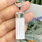 Satin Spar Selenite Stick Necklace Crystal Approx 3cm
