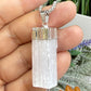 Satin Spar Selenite Stick Necklace Crystal Approx 3cm