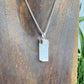 Satin Spar Selenite Stick Necklace Crystal Approx 3cm