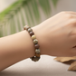 Dendritic Jasper Crystals Bracelets Wearable Gemstones Elastic 7-8mm Beads 16cm