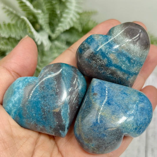 Trolleite Hearts Crystal Carvings YOU CHOOSE