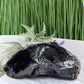 Large Black Obsidian Raw Specimen Natural Crystal 1320g