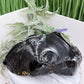 Large Black Obsidian Raw Specimen Natural Crystal 1320g